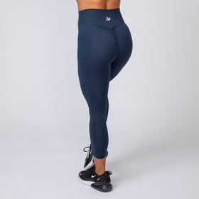 Signature Scrunch 7/8 Leggings - Navy