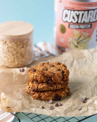 Banana Oat Choc Chip Cookies