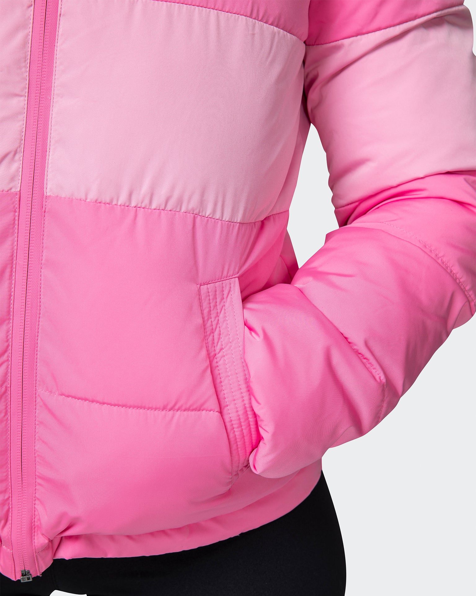 Reversible Puffer Jacket - Strawberry Cream / Blossom