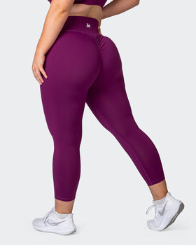 Signature Scrunch 7/8 Leggings - Huckleberry