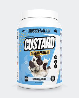 CUSTARD Casein Protein - Cookies & Cream - 25 serves