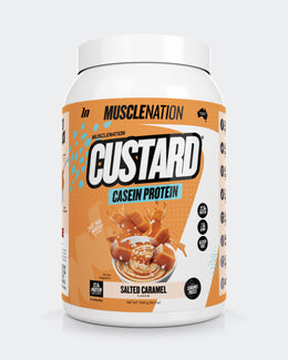 CUSTARD Casein Protein - Salted Caramel - 25 serves