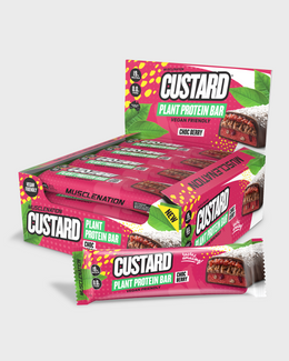 CUSTARD Plant Protein Bar (Vegan) - Choc Berry - Box of 12