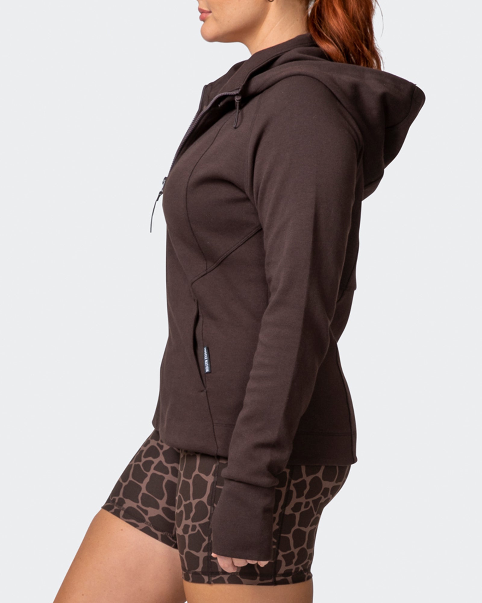 Dynamic Zip Through Jacket - Cocoa