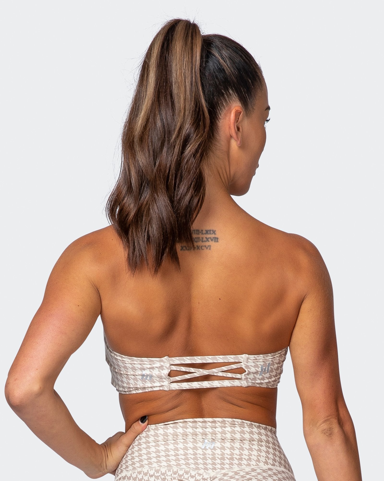 HBxMN Flair Bandeau - Houndstooth Print