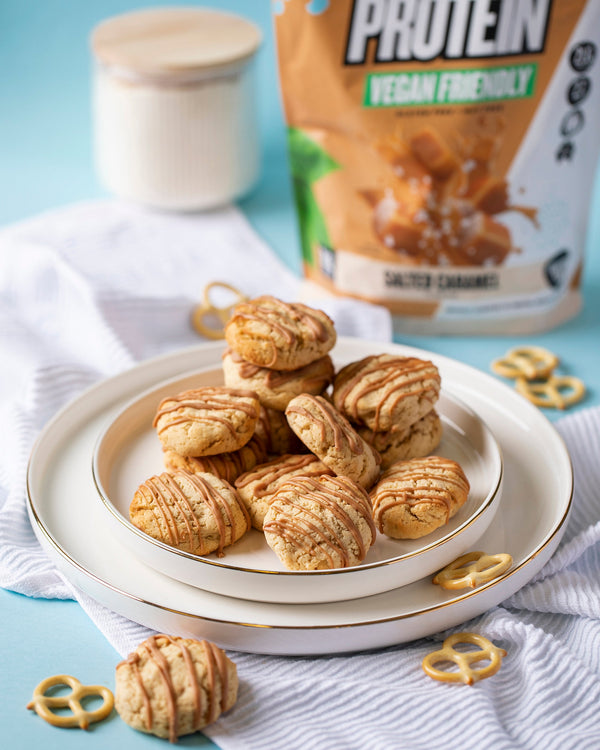 Salted Caramel Pretzel Cookies 