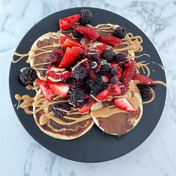 Peanut Butter Protein Pancakes