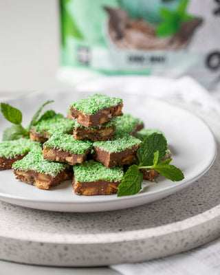 Choc Mint Hedgehog Slice