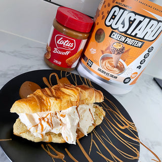 Biscoff Protein Croissants